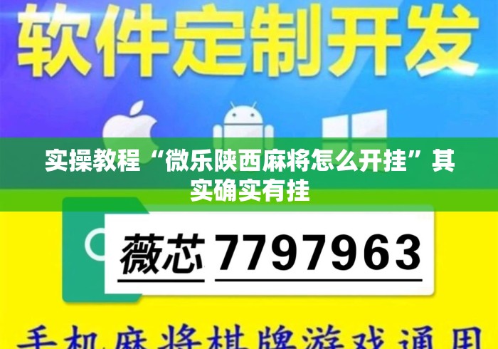 实操教程“微乐陕西麻将怎么开挂”其实确实有挂