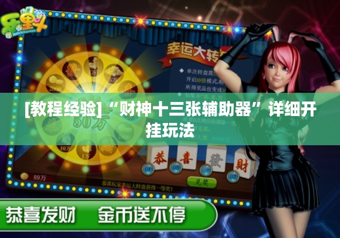 [教程经验]“财神十三张辅助器”详细开挂玩法