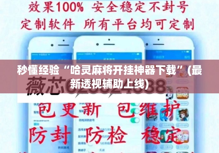 秒懂经验“哈灵麻将开挂神器下载	”(最新透视辅助上线)