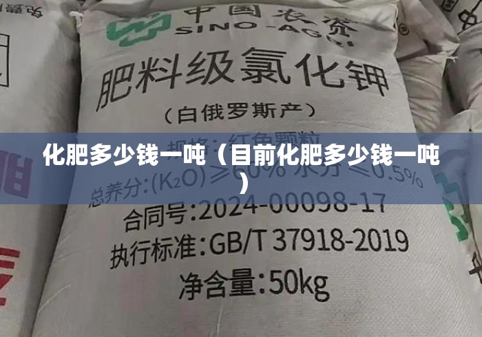 化肥多少钱一吨（目前化肥多少钱一吨）