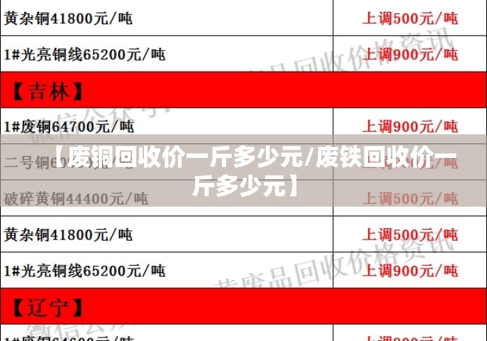 【废铜回收价一斤多少元/废铁回收价一斤多少元】