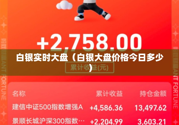 白银实时大盘(白银大盘价格今日多少) 白银实时大盘(白银大盘价格今日多少)