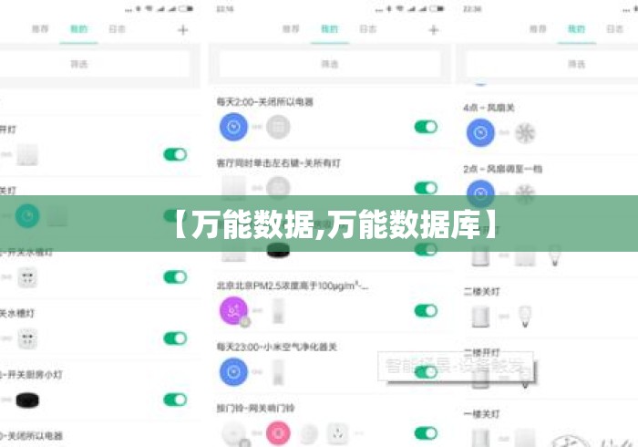 【万能数据,万能数据库】