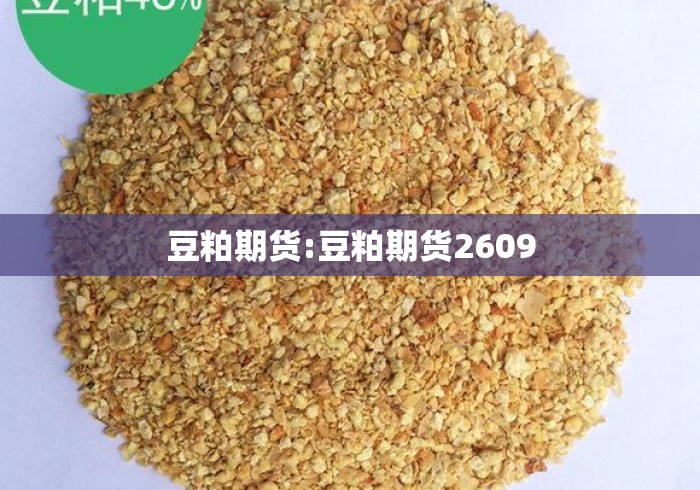 豆粕期货:豆粕期货2609 豆粕期货:豆粕期货2609