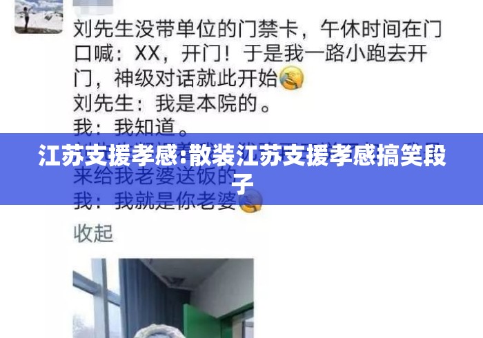 江苏支援孝感:散装江苏支援孝感搞笑段子