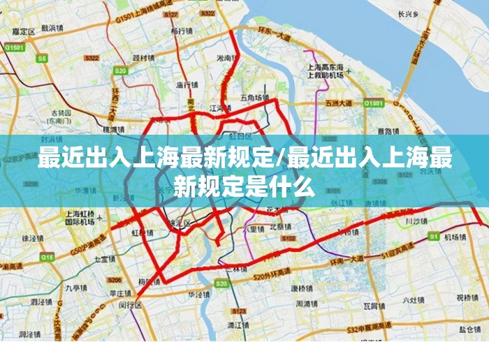 最近出入上海最新规定/最近出入上海最新规定是什么