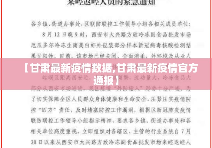 【甘肃最新疫情数据,甘肃最新疫情官方通报】 【甘肃最新疫情数据,甘肃最新疫情官方通报】