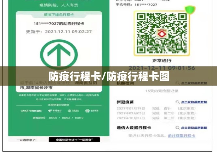 防疫行程卡/防疫行程卡图 防疫行程卡/防疫行程卡图