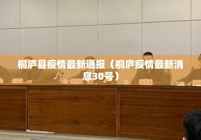 桐庐县疫情最新通报（桐庐疫情最新消息30号）